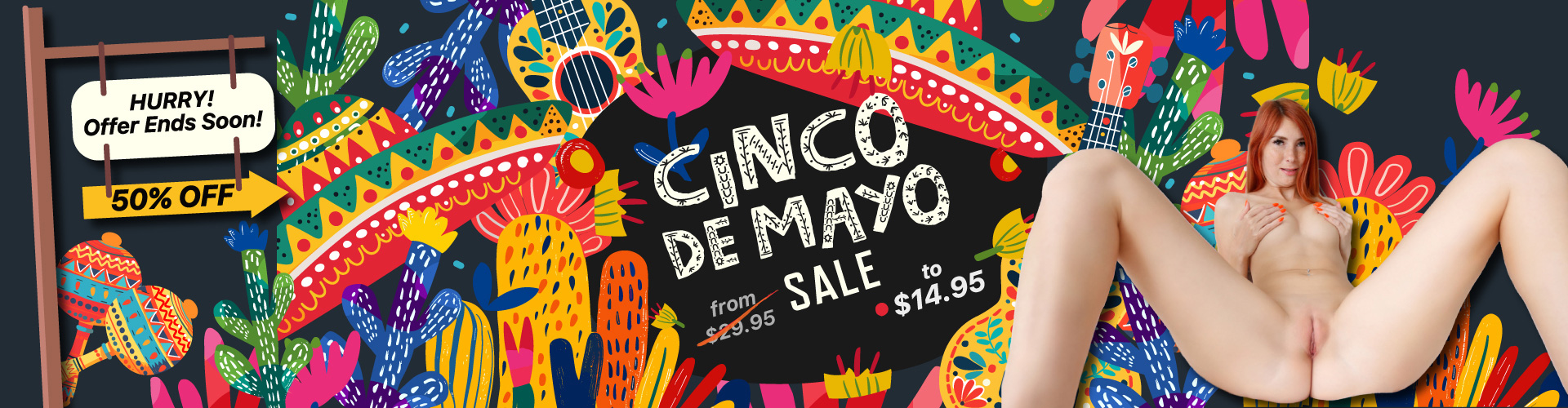 Euro Pussy celebrating Cinco De Mayo at Euro Sex Diary